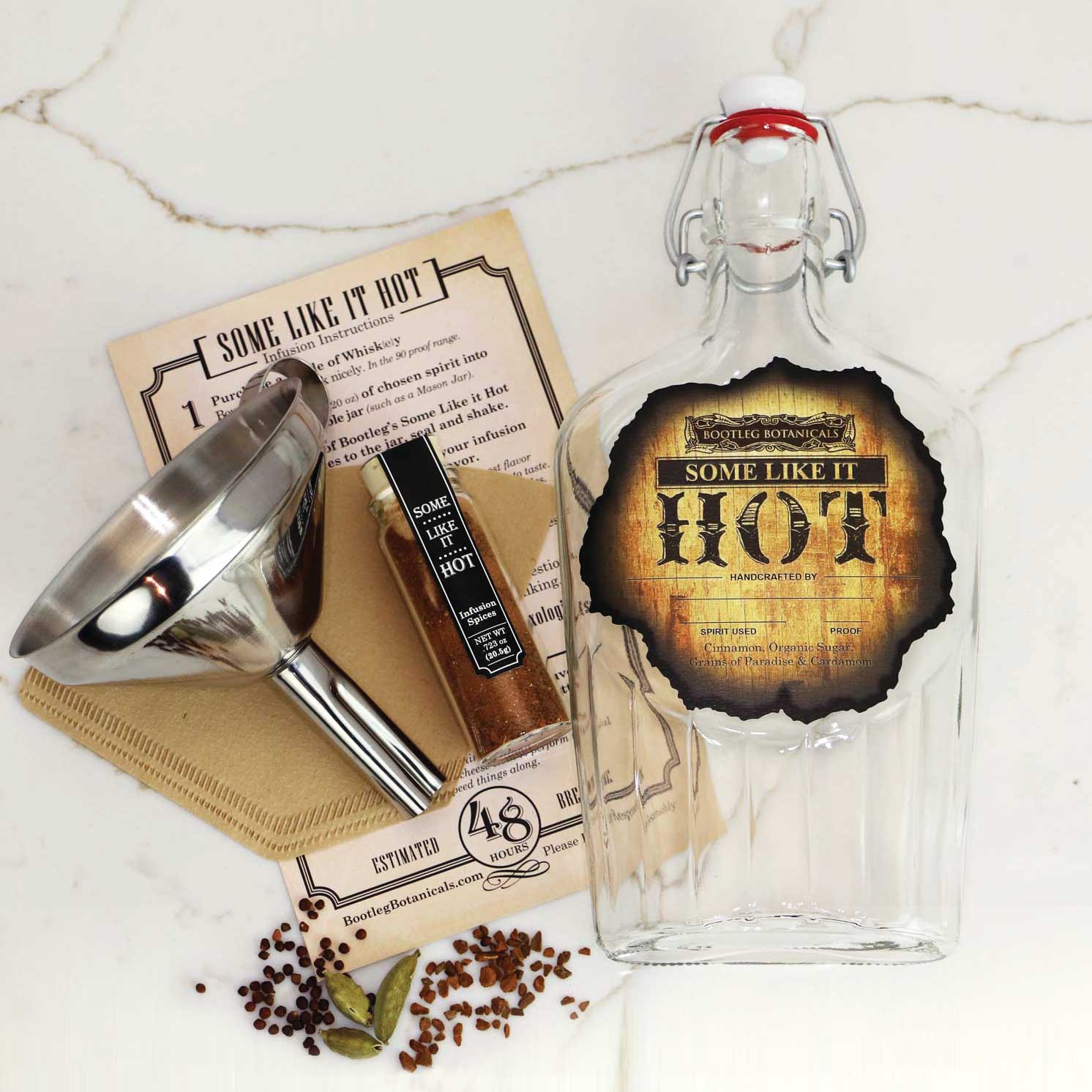 Bootleg Botanicals™ Botanical Gin Alcohol Infusion Kit - Bootleg Botanicals™