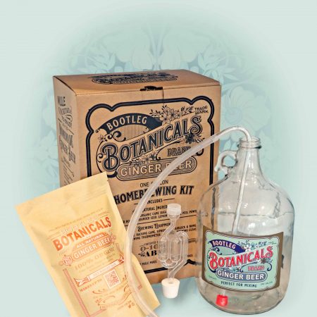 Bootleg Botanicals™ Home Brewed Ginger Beer Brewing Kit